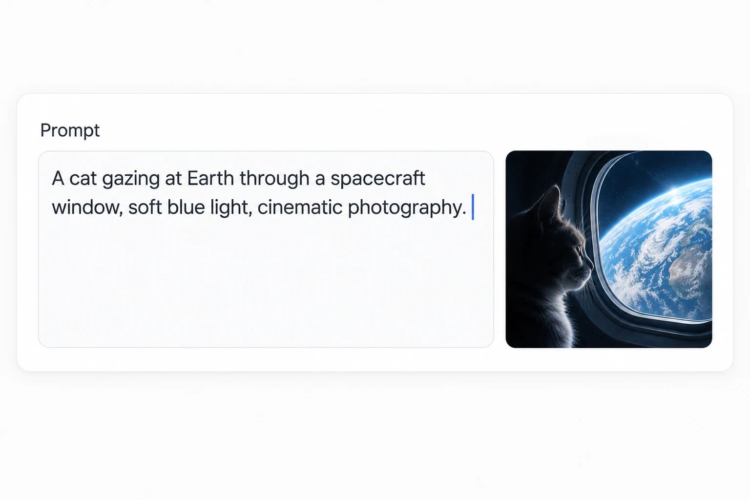 Choose your mode and write the prompt — illustrated generator workflow